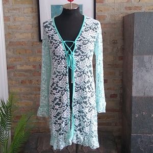 NWT Myskova Beach Swim Lace cover up